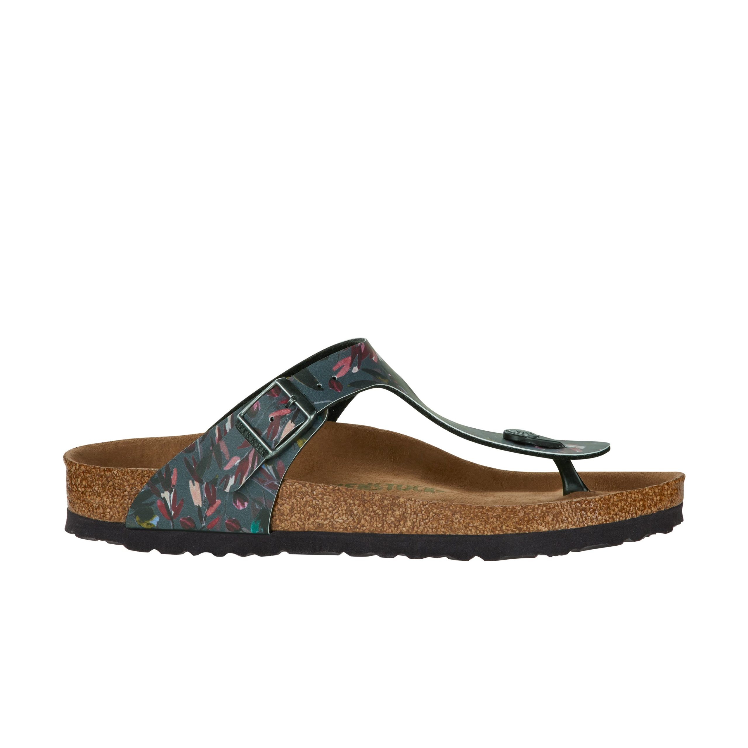 Gizeh Floral Fade Anthracite Vegan Birko-Flor - Image 2