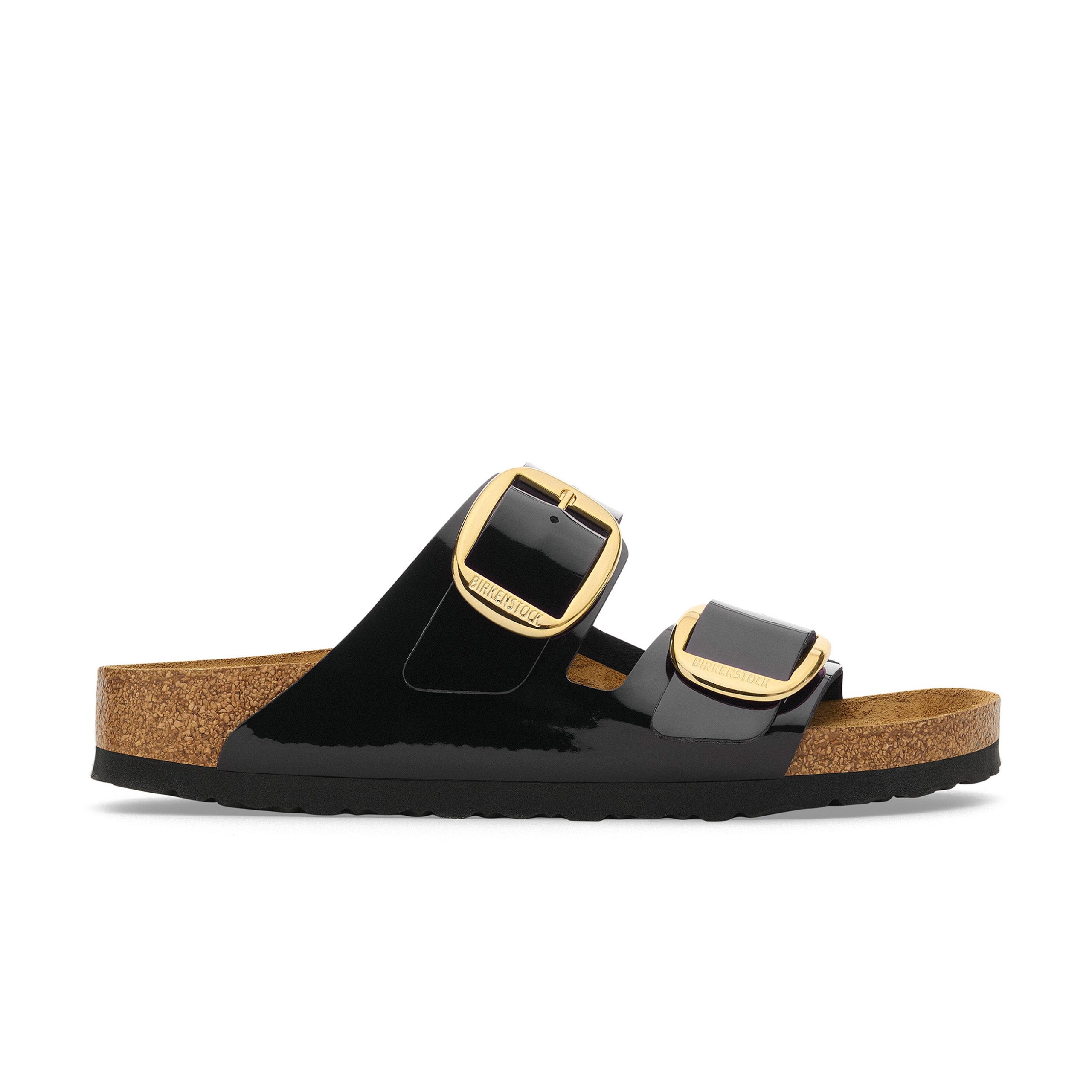 Arizona Big Buckle Patent Black/Gold Birko-Flor - Image 2