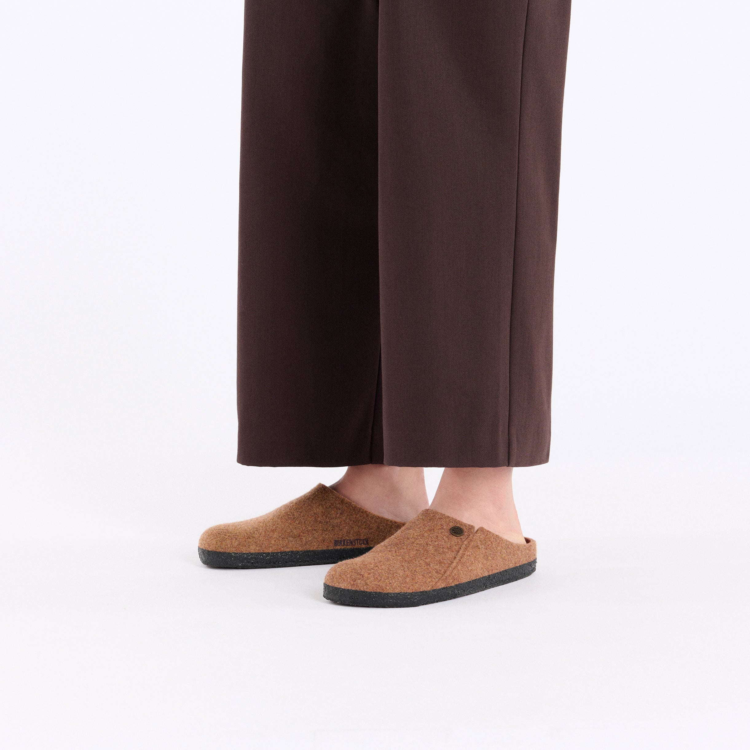 Zermatt Toffee Melange Wool Felt - Image 5