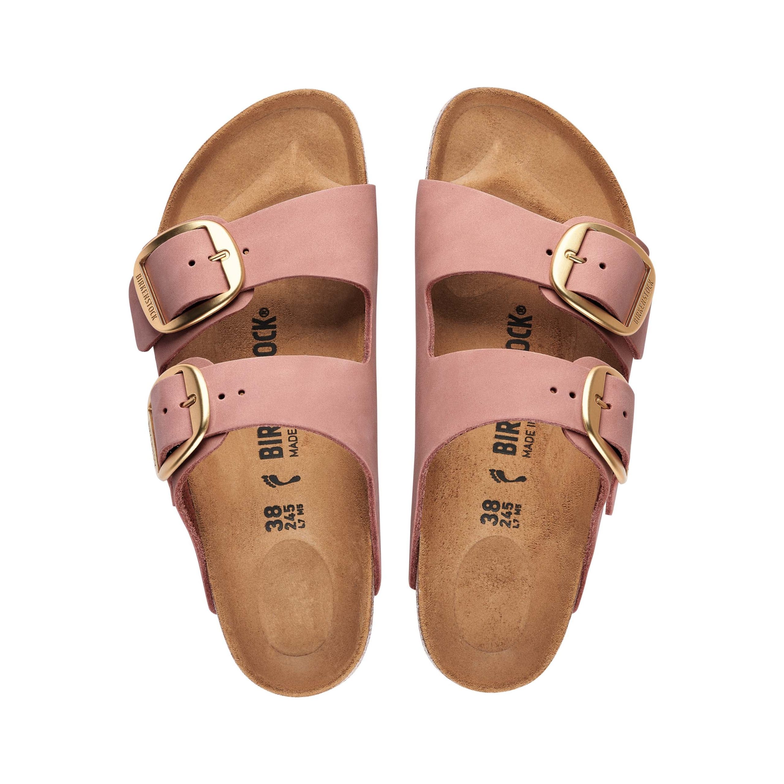 Arizona Big Buckle Old Rose Nubuck Leather - Image 3