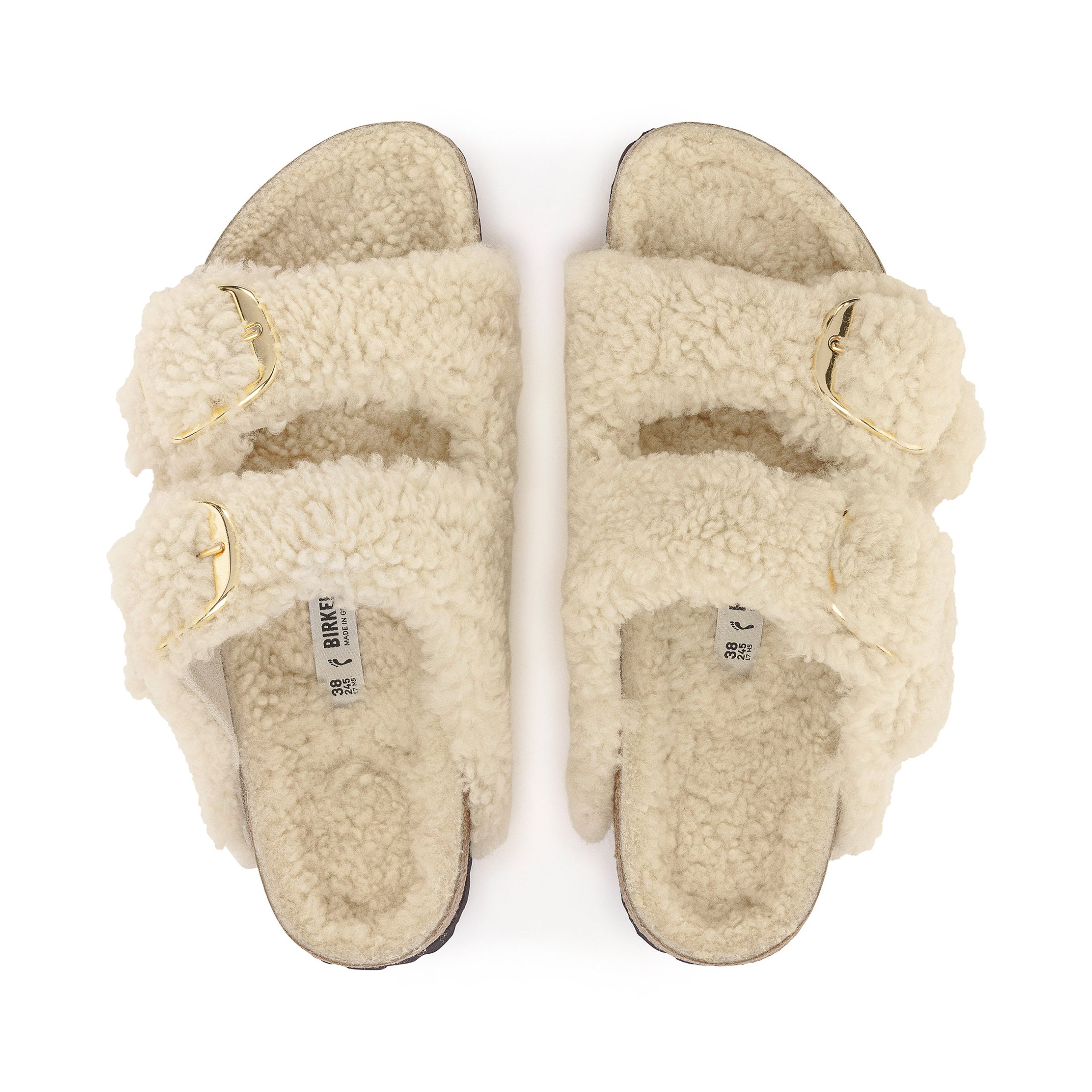 Arizona Big Buckle Shearling Eggshell Teddy Shearling - Image 3