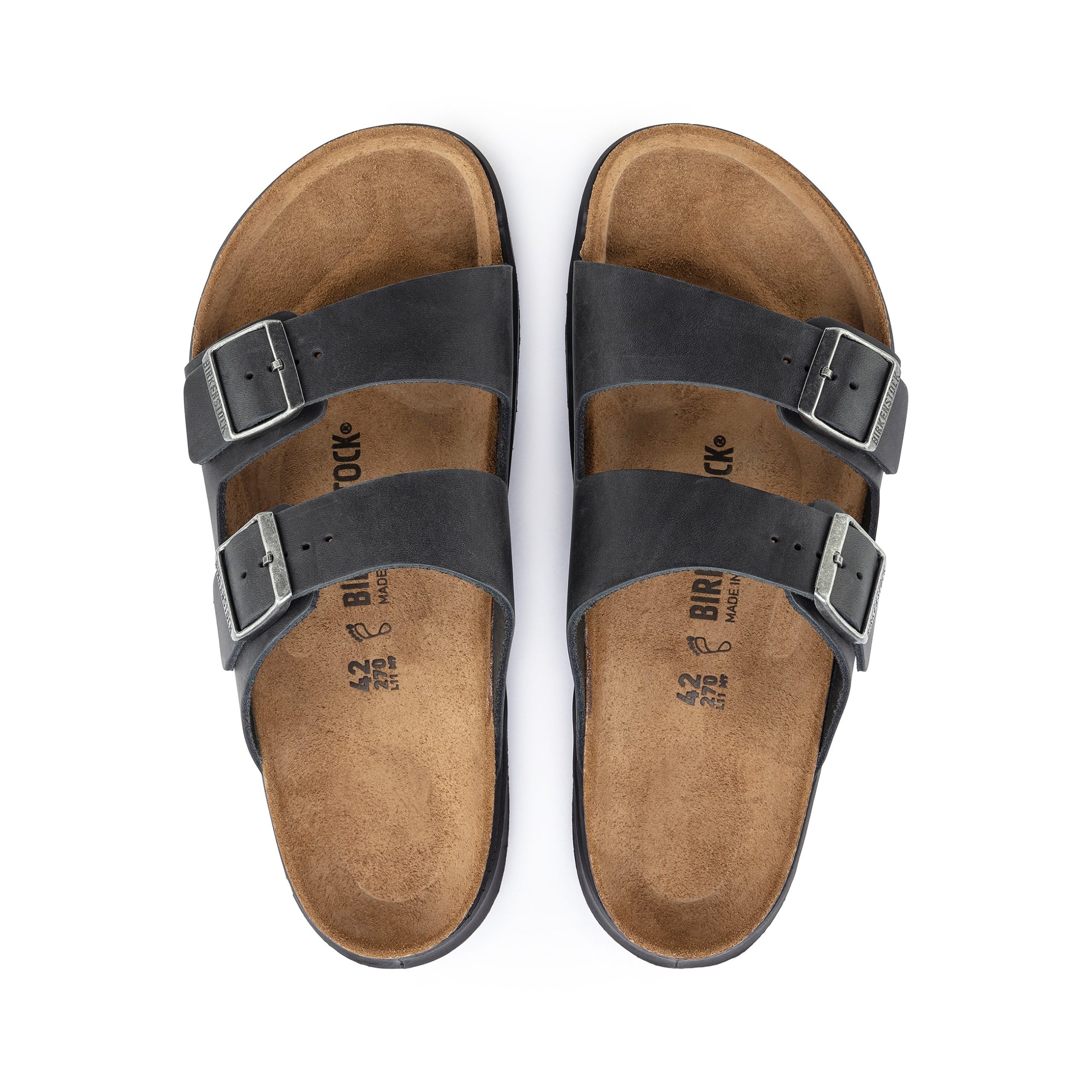 Arizona Cross Town Arctic Black Waxy Leather - Image 3