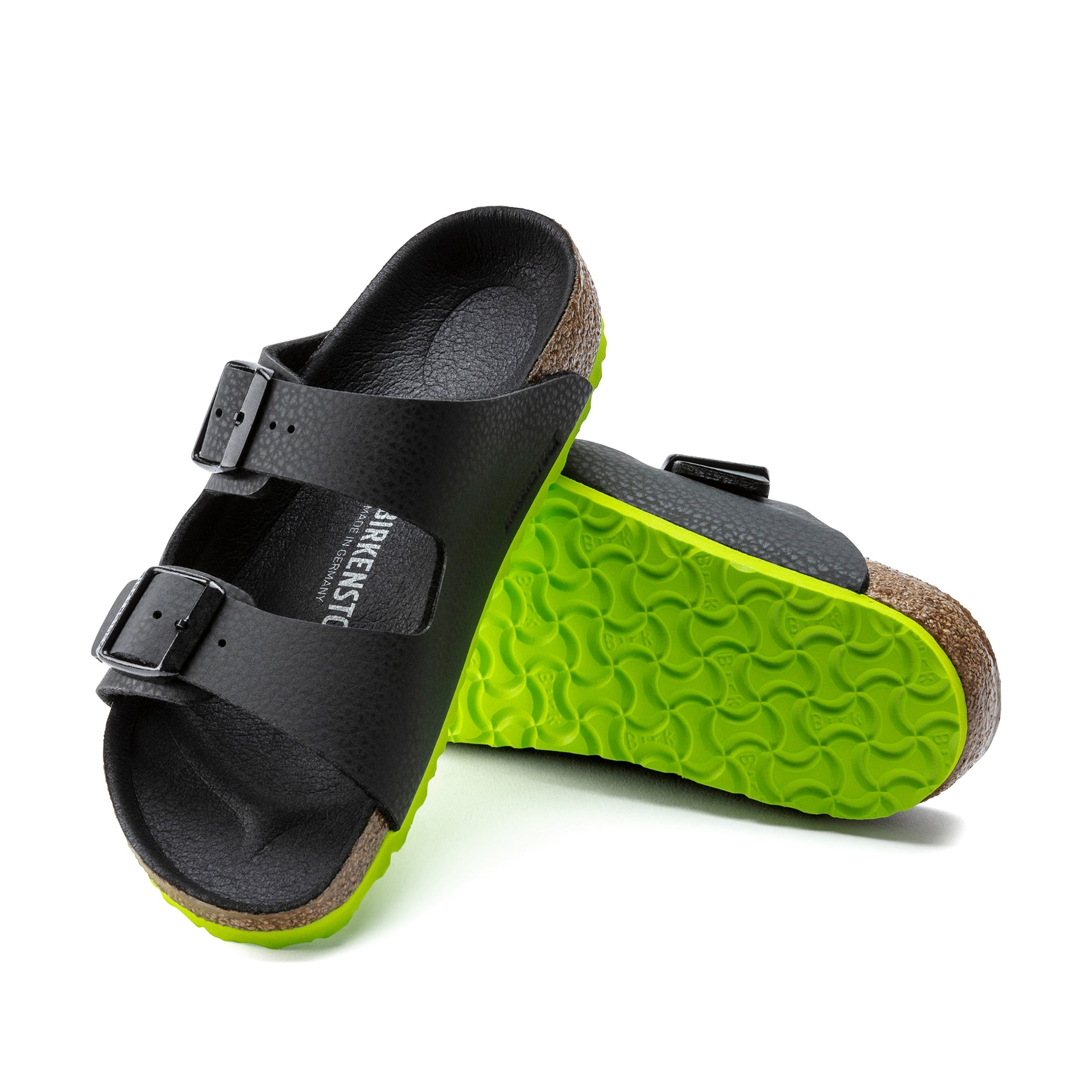 Arizona Kids Desert Soil Black/Lime Birko-Flor - Image 4
