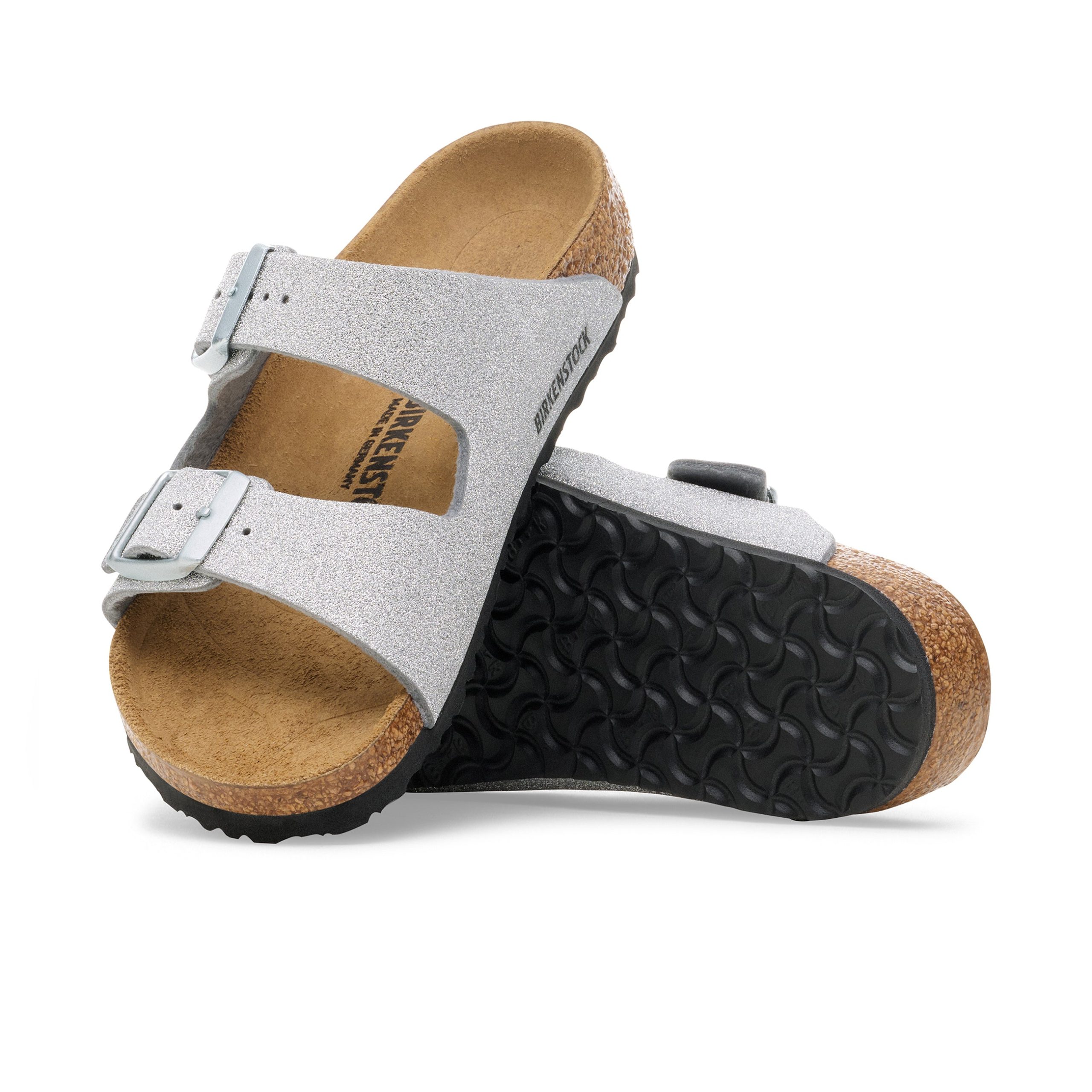 Arizona Kids Shiny Glitter Silver Synthetic - Image 4