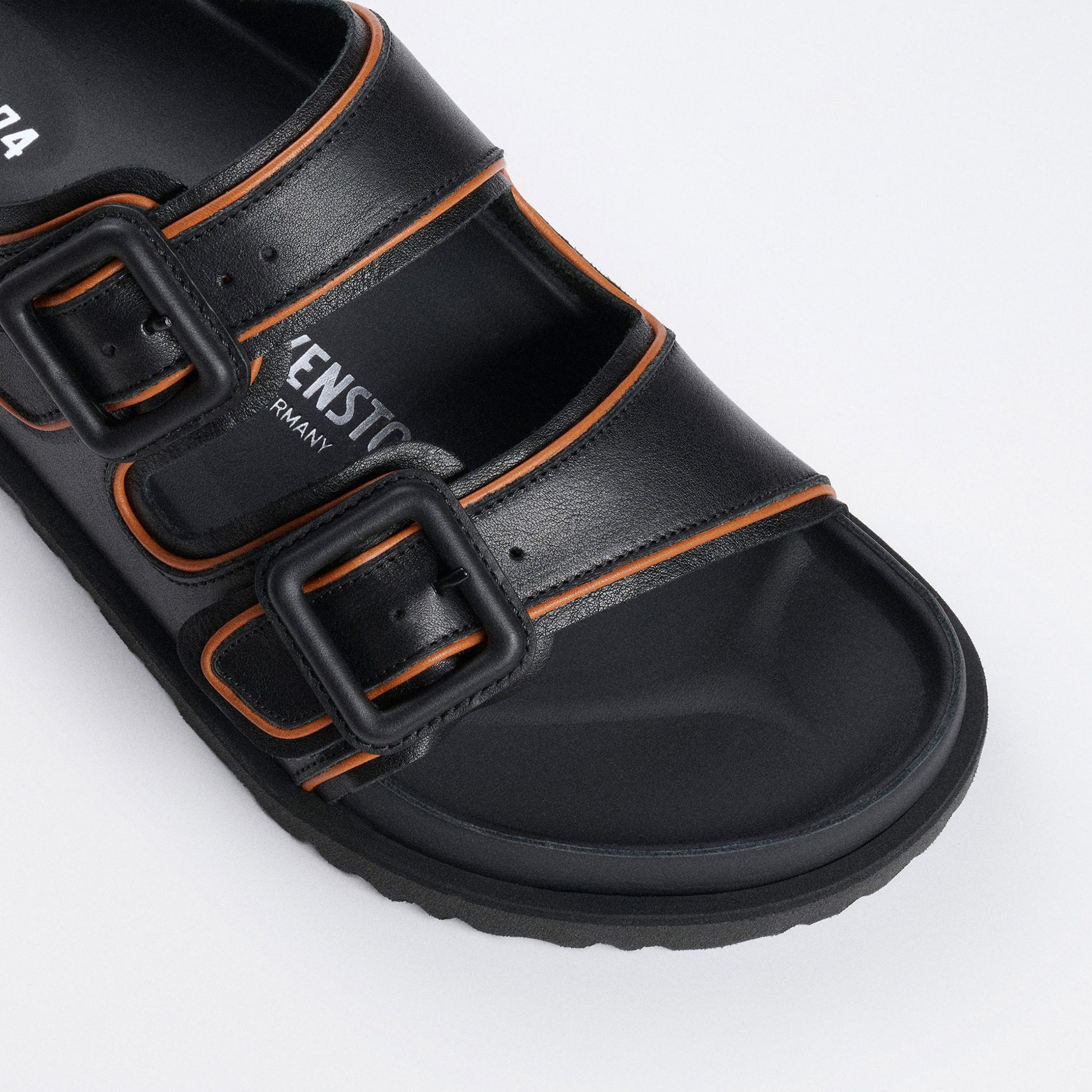 Arizona Leather Buckle Exquisite Black Nappa Leather - Image 2