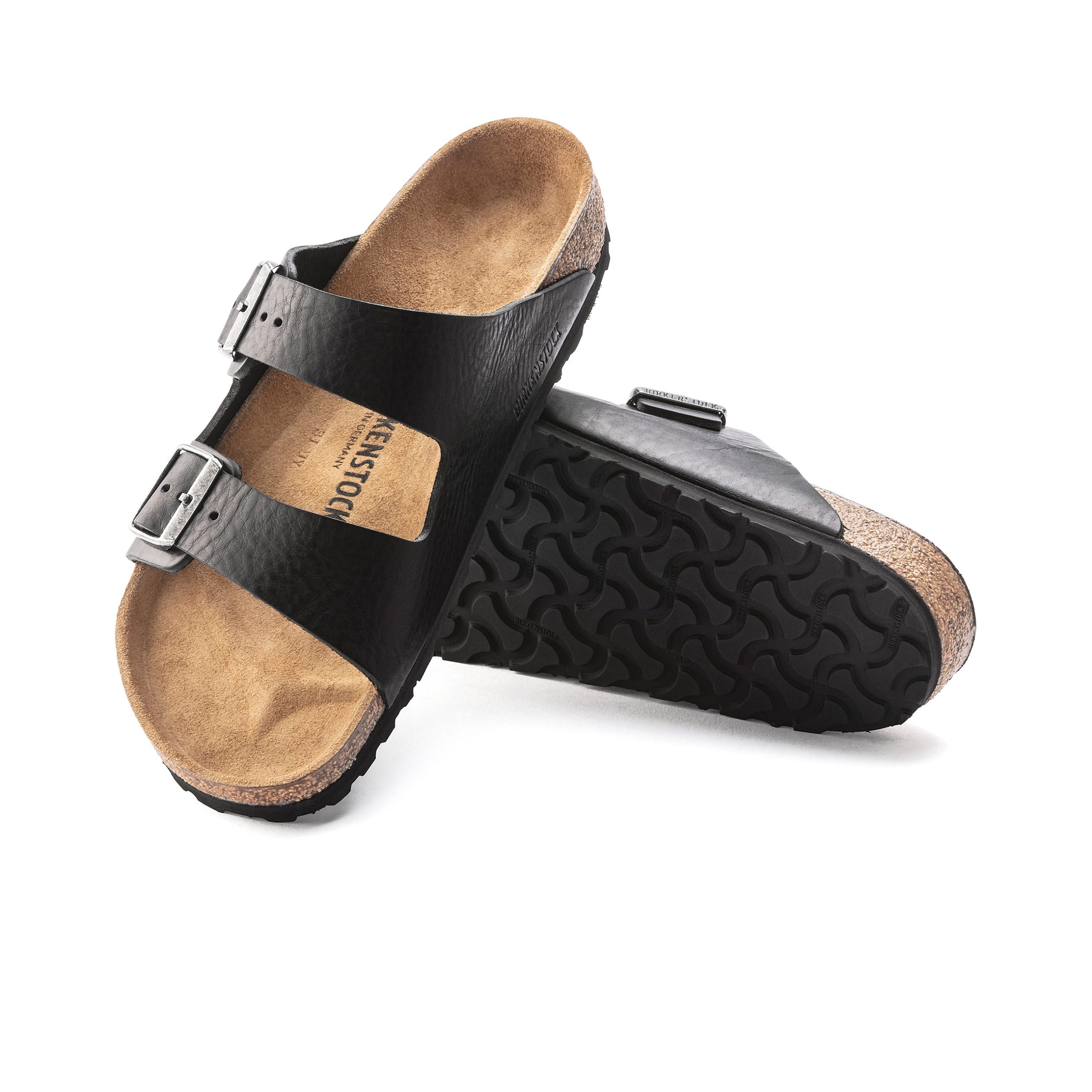 Arizona Vintage Wood Black Natural Leather - Image 4