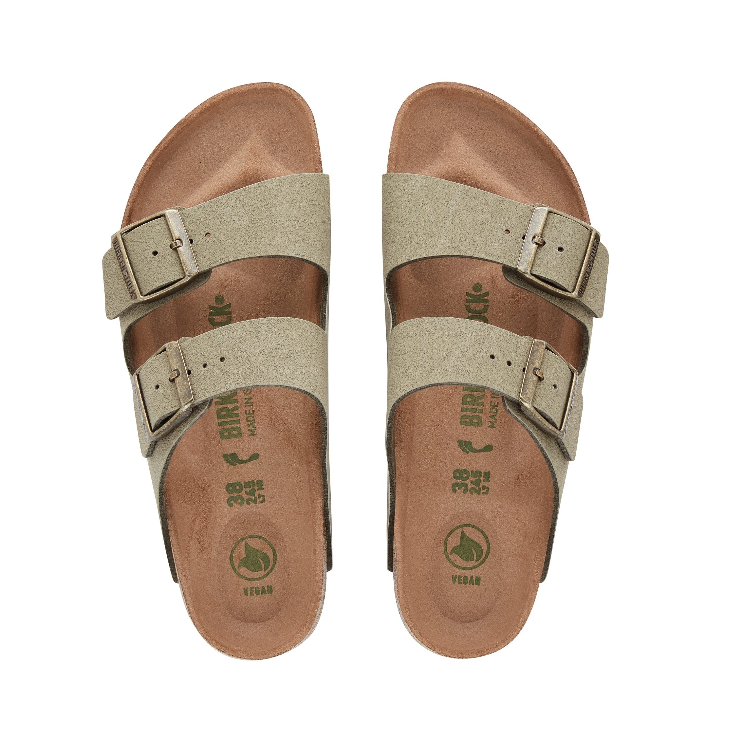Arizona Earthy Vegan Faded Khaki BirkiBuc - Image 3