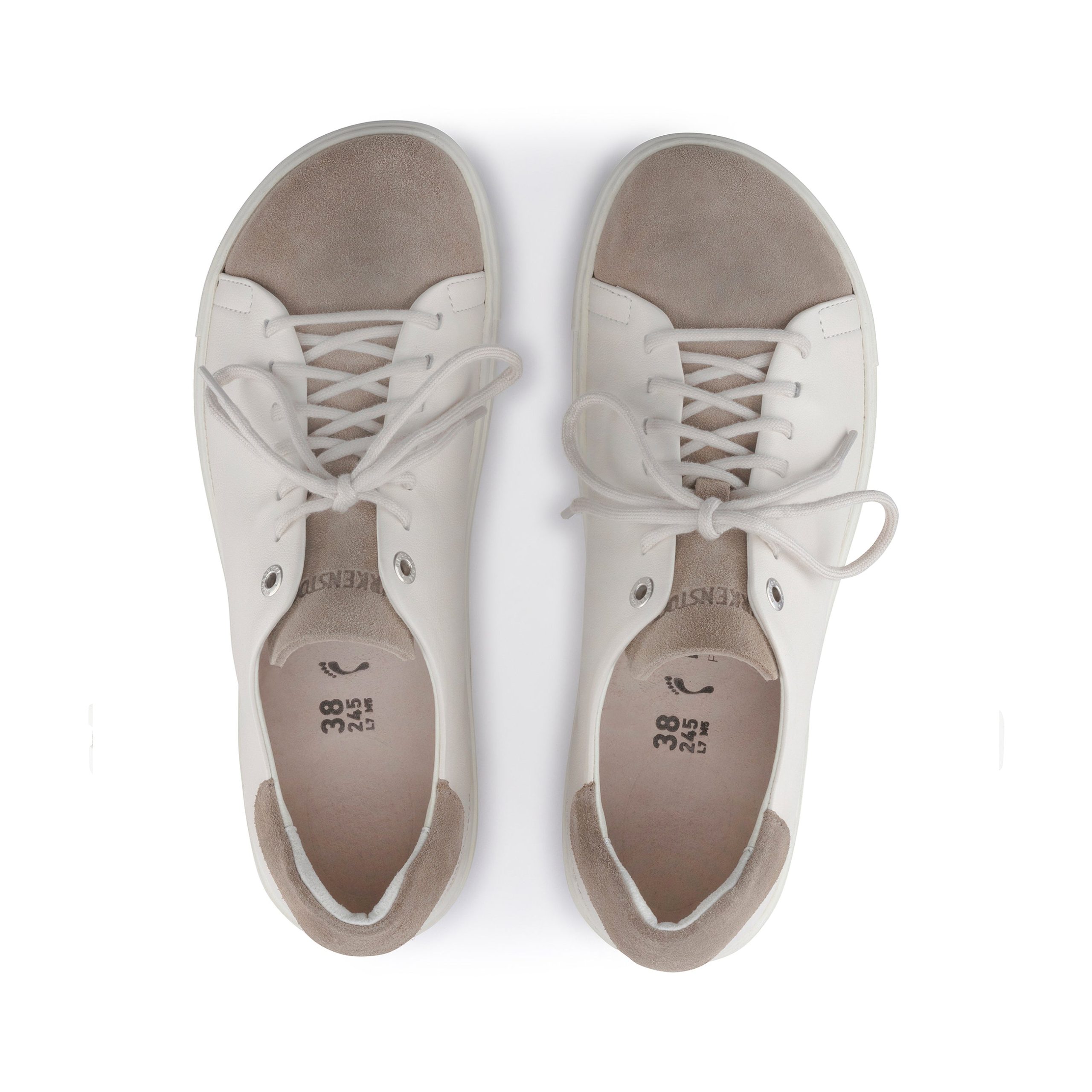 Bend Low Grey Taupe/Eggshell Smooth Leather - Image 3