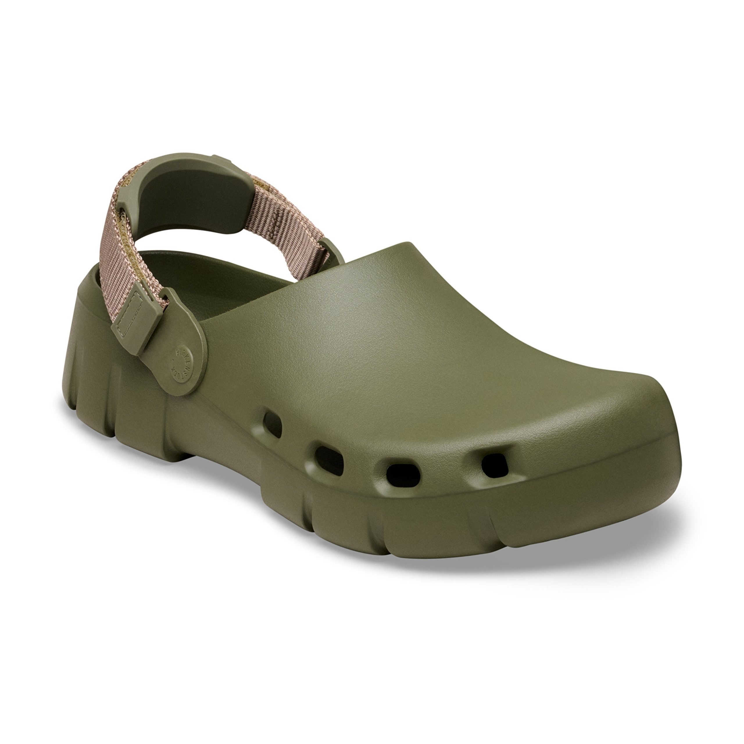Birki Flow EVA Tech Loop Khaki/Grey Taupe