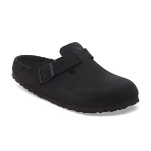 Boston Exquisite Black Nubuck Leather
