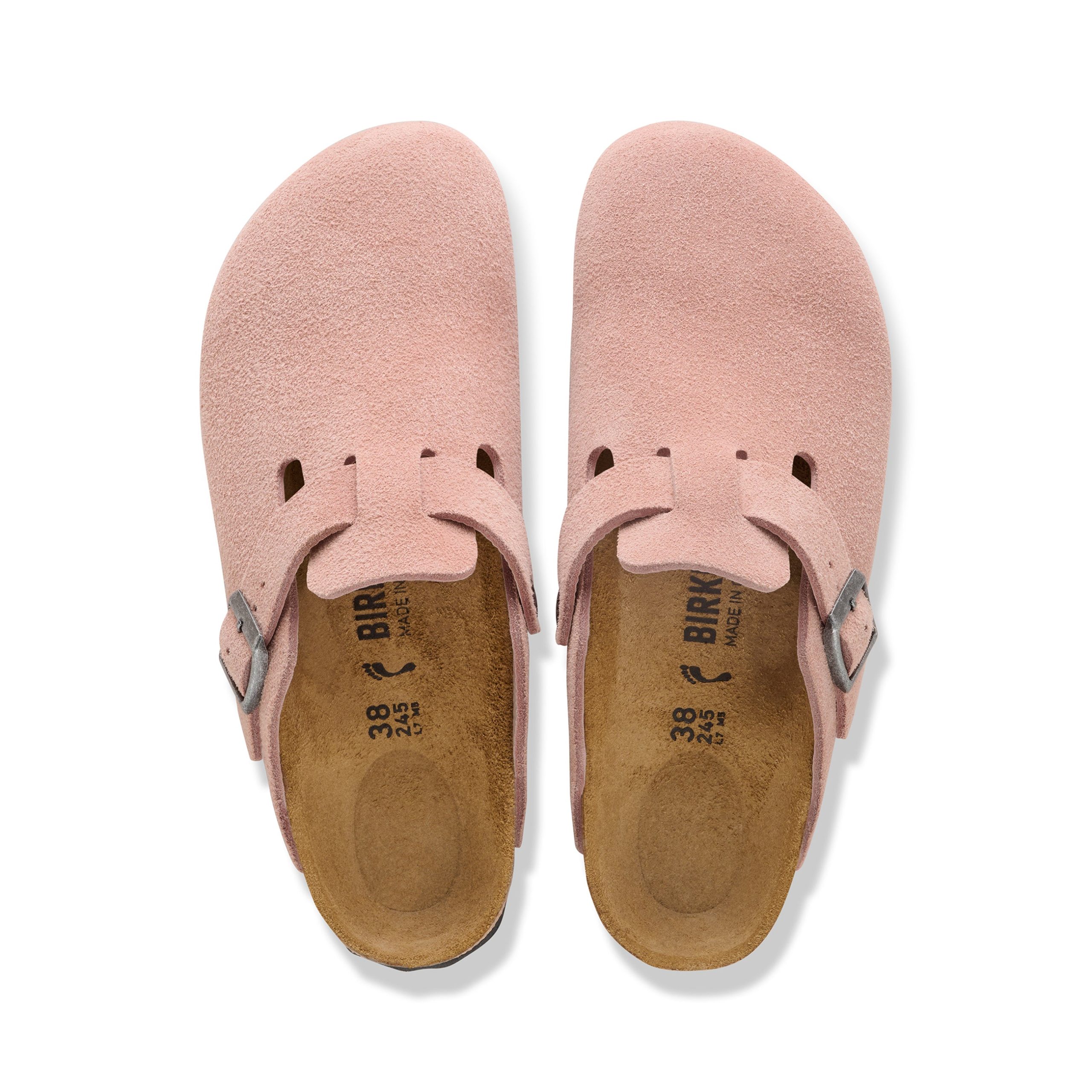 Boston Pink Clay Suede Leather - Image 3