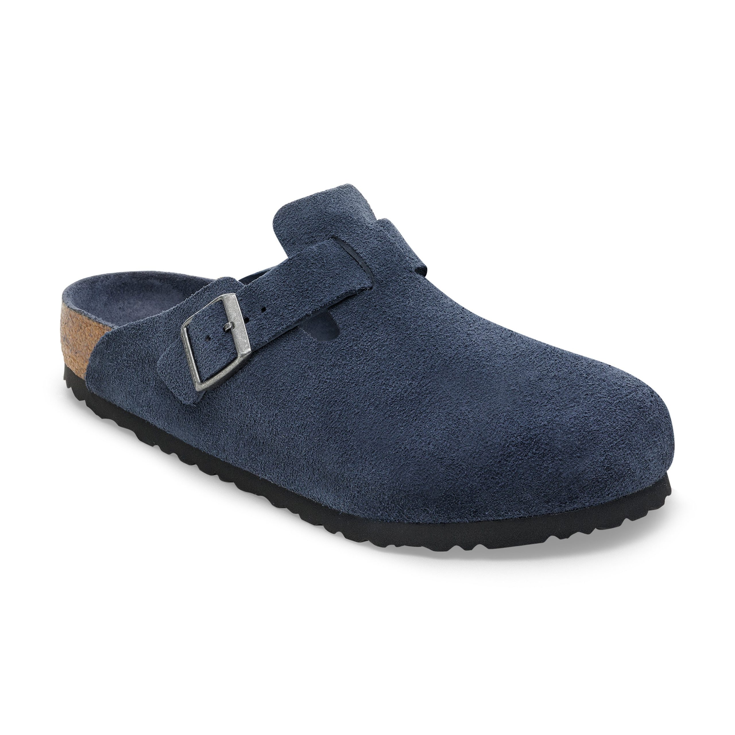 Boston SFB New Navy Tonal Footbed Suede Leather
