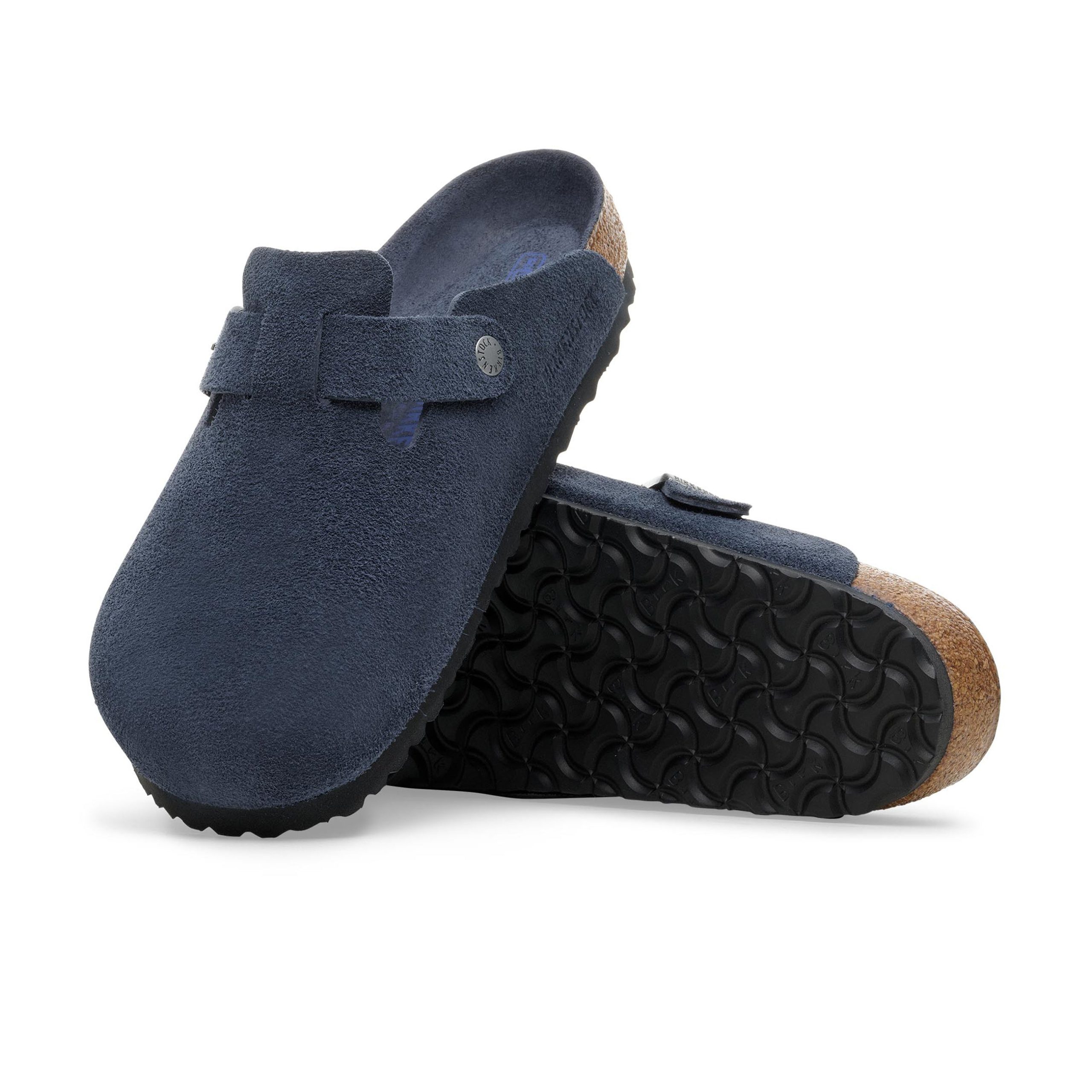 Boston SFB New Navy Tonal Footbed Suede Leather - Image 4