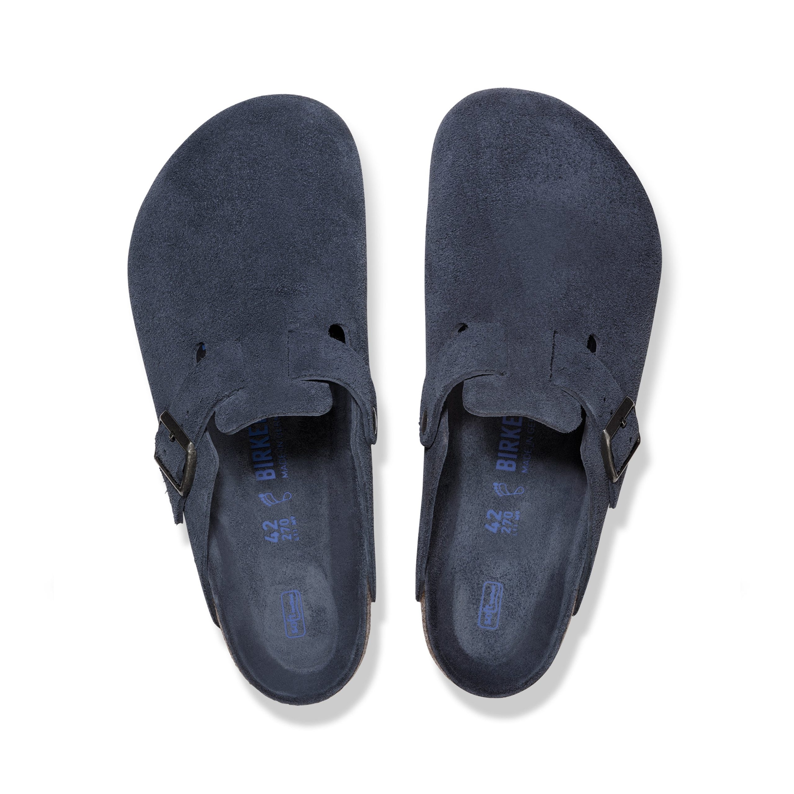Boston SFB New Navy Tonal Footbed Suede Leather - Image 3