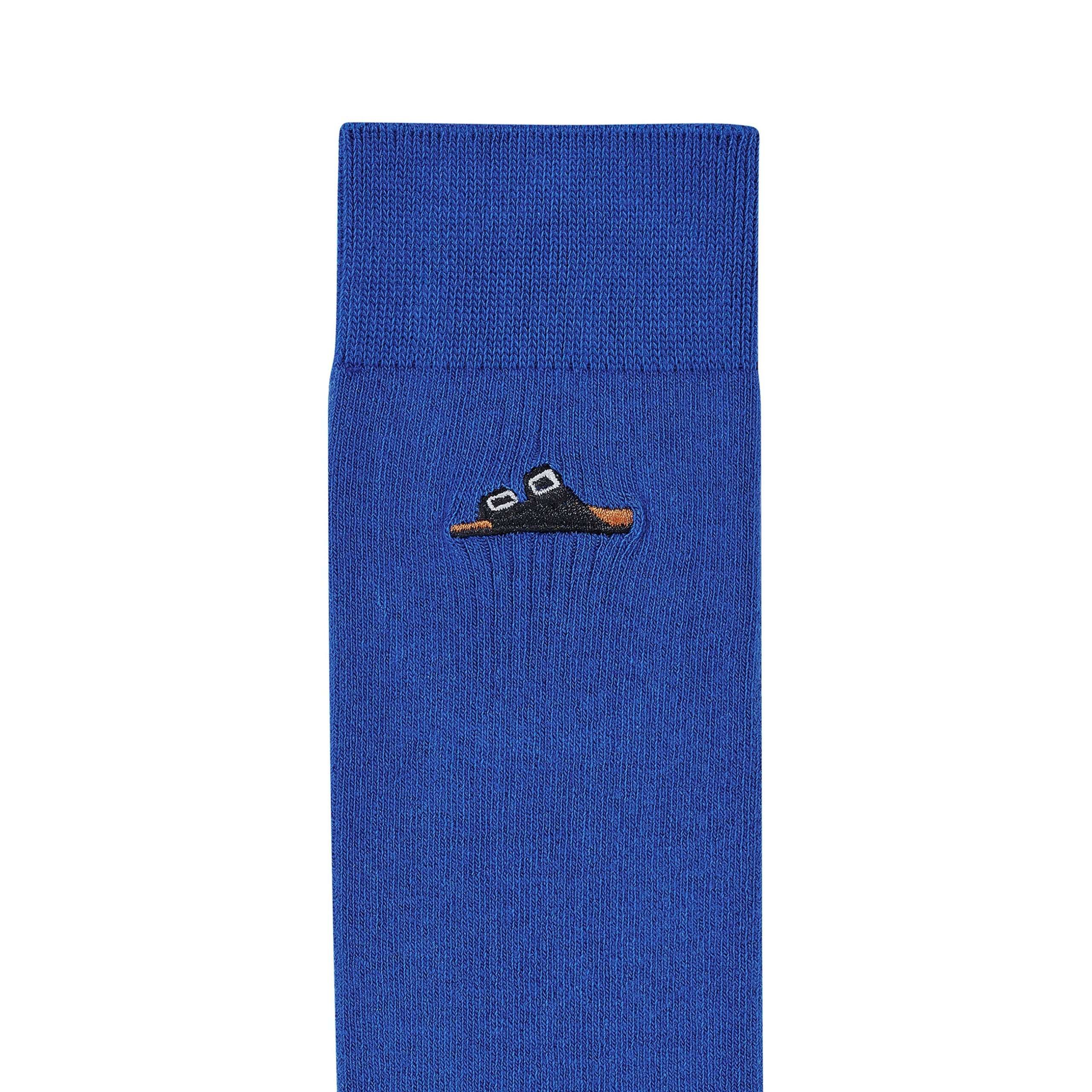 Cotton Rib Socks Ultra Blue - Image 2
