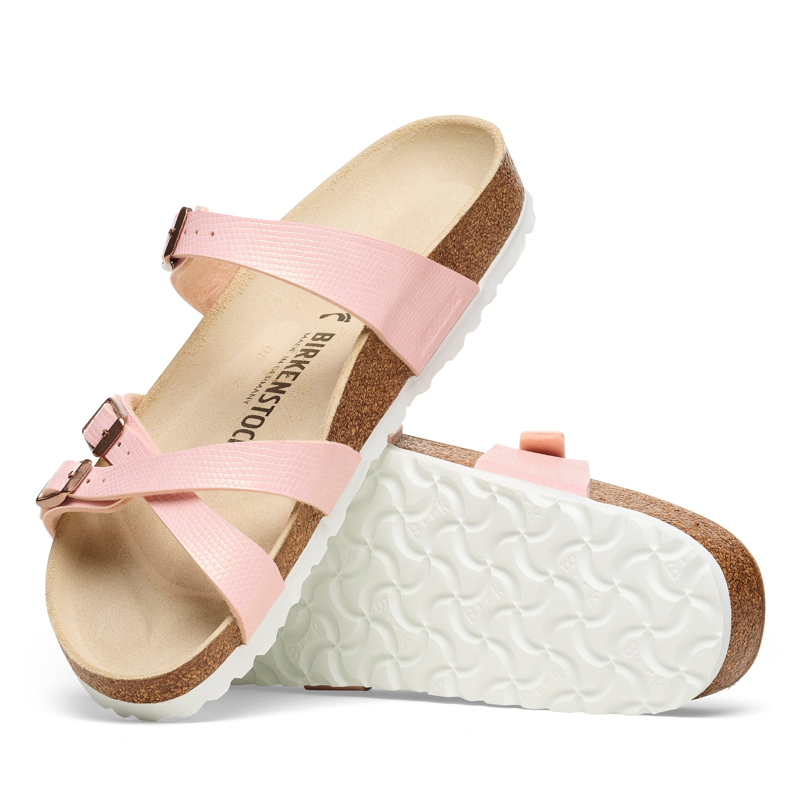 Franca Shiny Embossed Light Rose Embossed Birko-Flor - Image 4