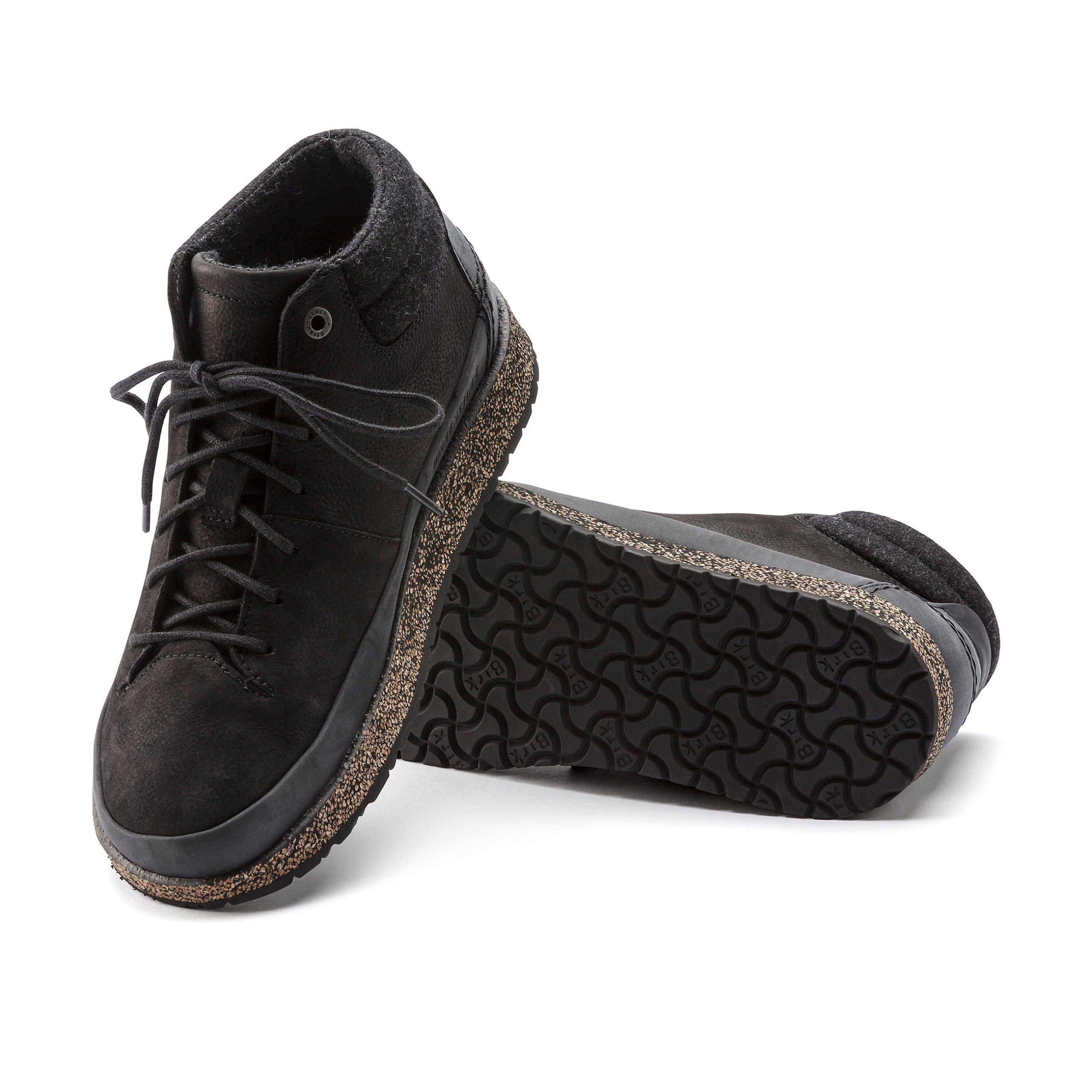 Honnef High Black Oiled Nubuck Leather - Image 3