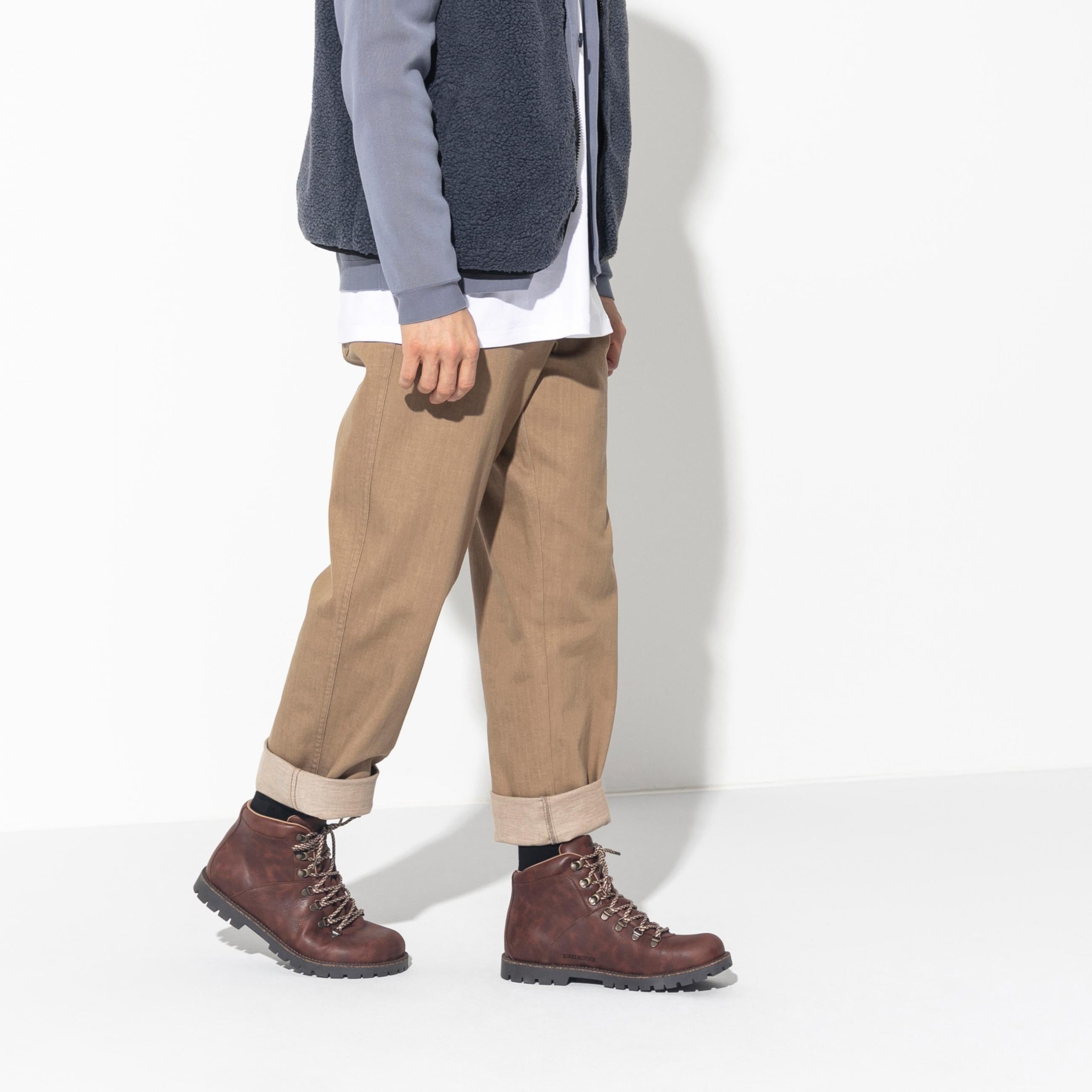 Jackson Dark Brown Waxy Nubuck Leather - Image 4