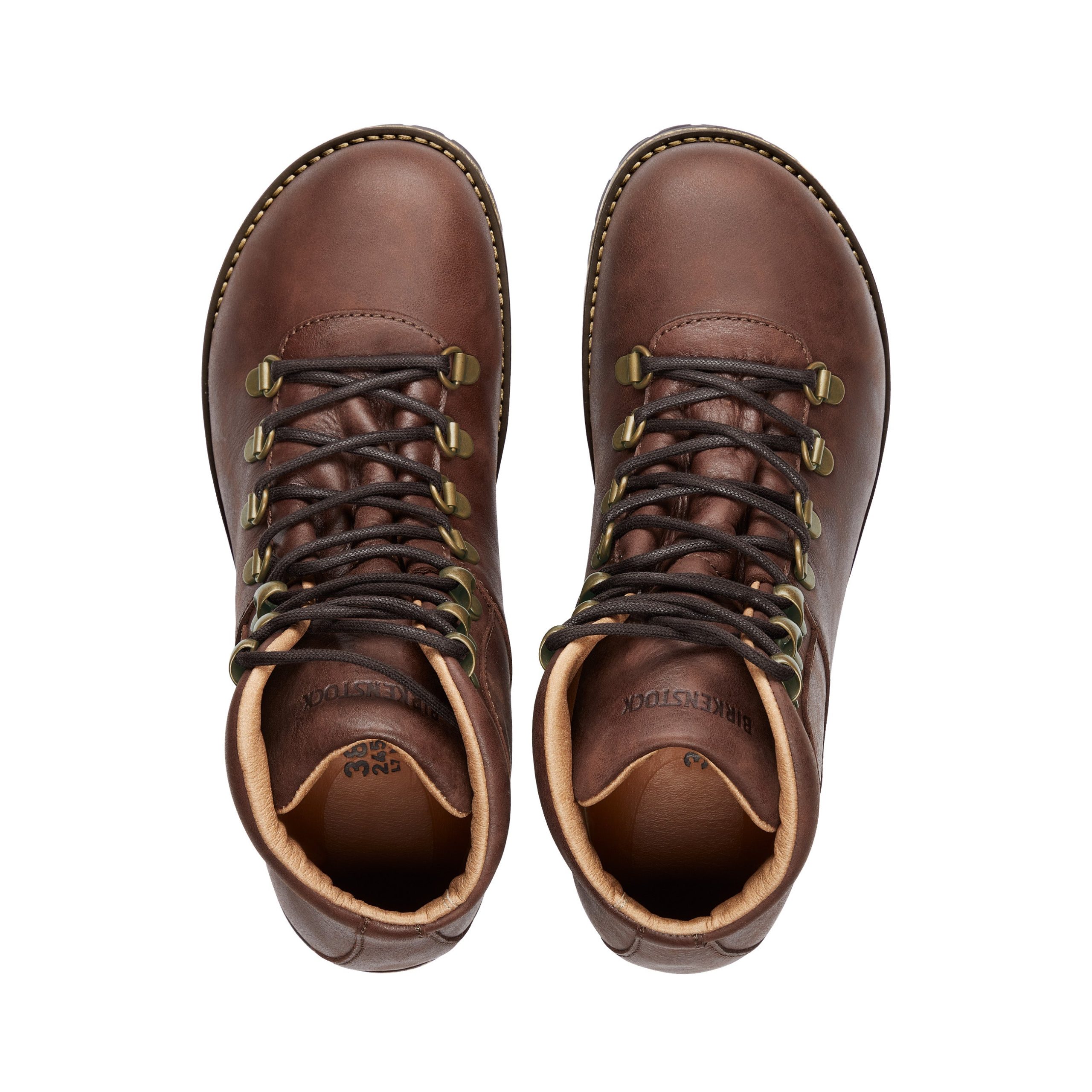 Jackson Dark Brown Waxy Nubuck Leather - Image 3