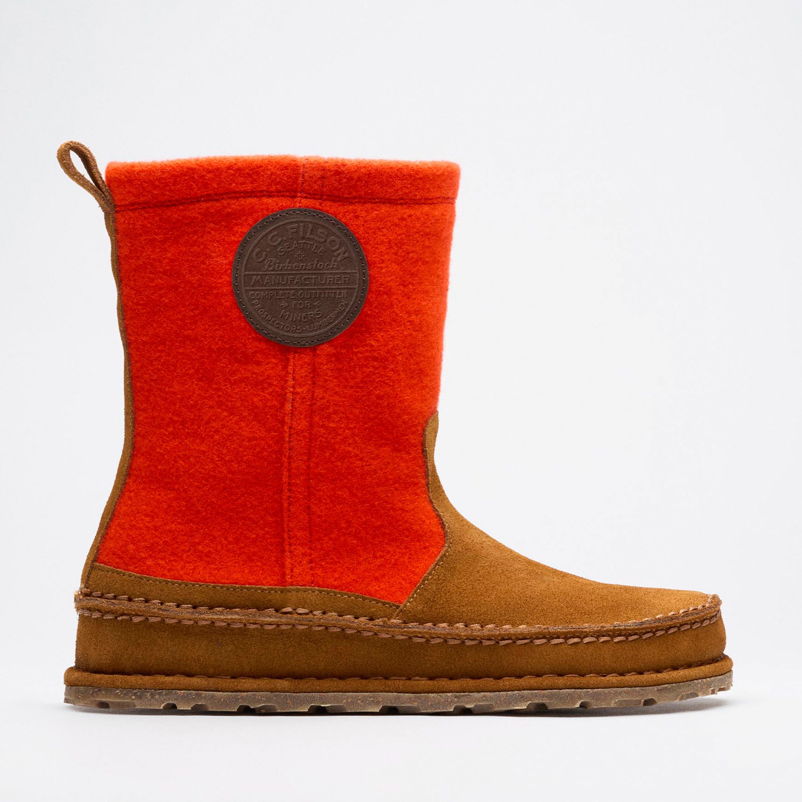 Lahti Mink/Flame Wool/Suede Leather - Image 3