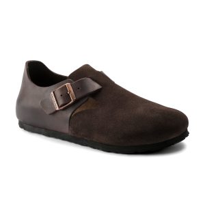 London Ebony Oiled/Suede Leather