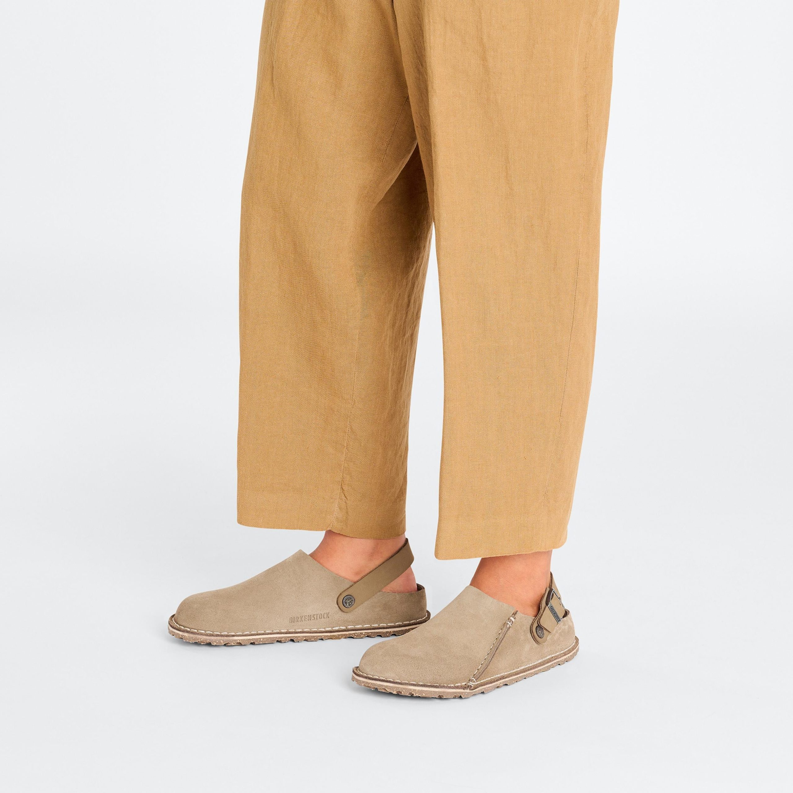 Lutry Grey Taupe Suede Leather - Image 5