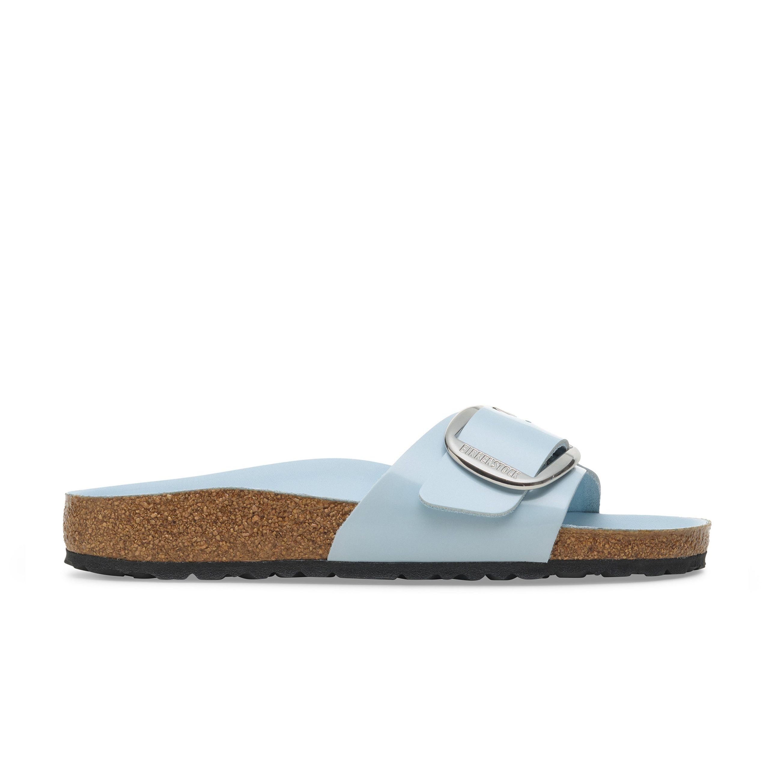 Madrid Big Buckle High Shine Baby Blue Natural Leather Patent - Image 2