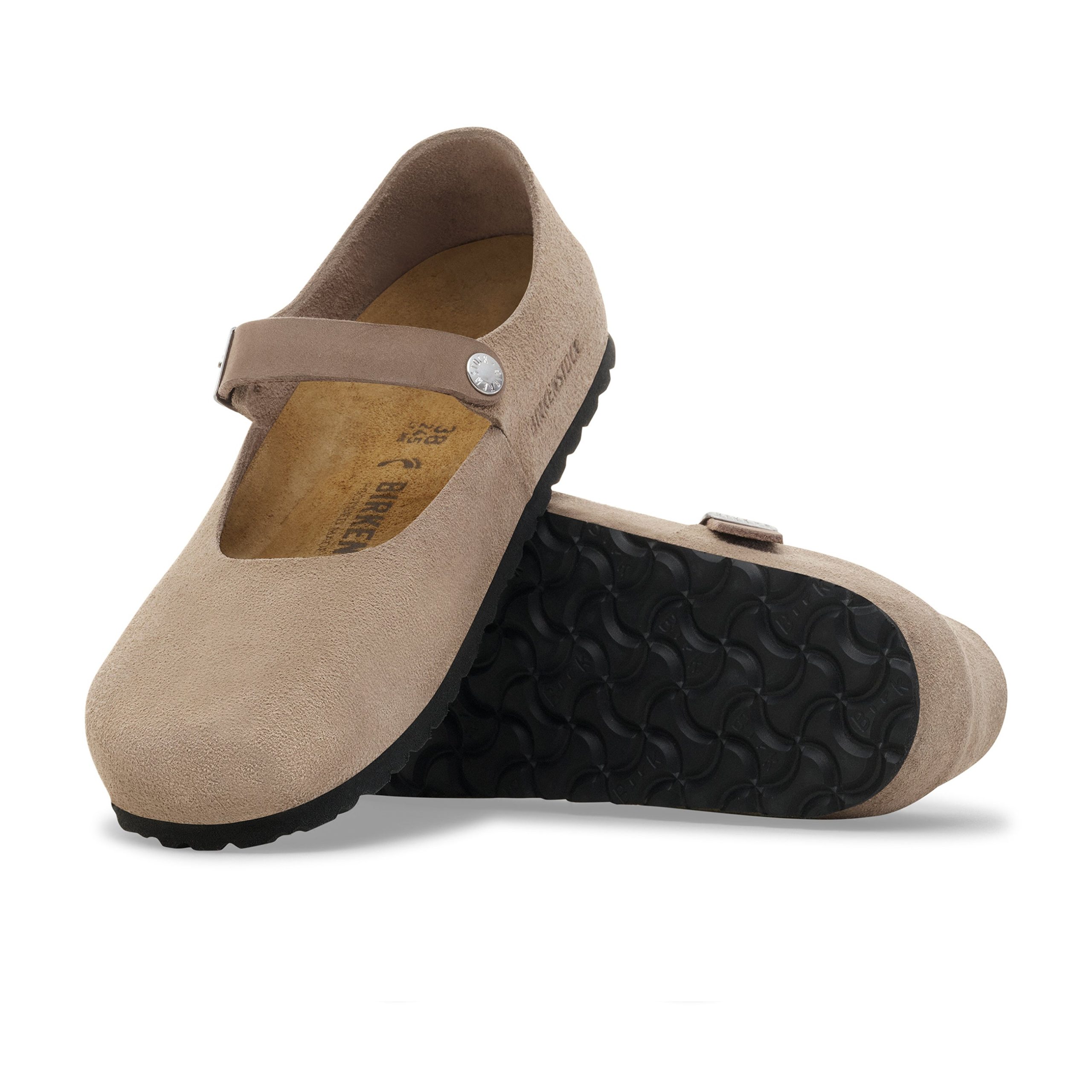 Mantova Taupe Suede Leather - Image 4