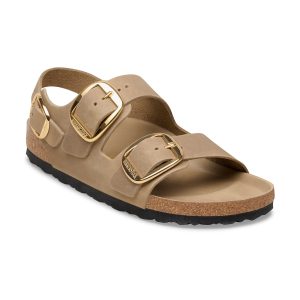 Milano Big Buckle Tabacco Brown Oiled Leather