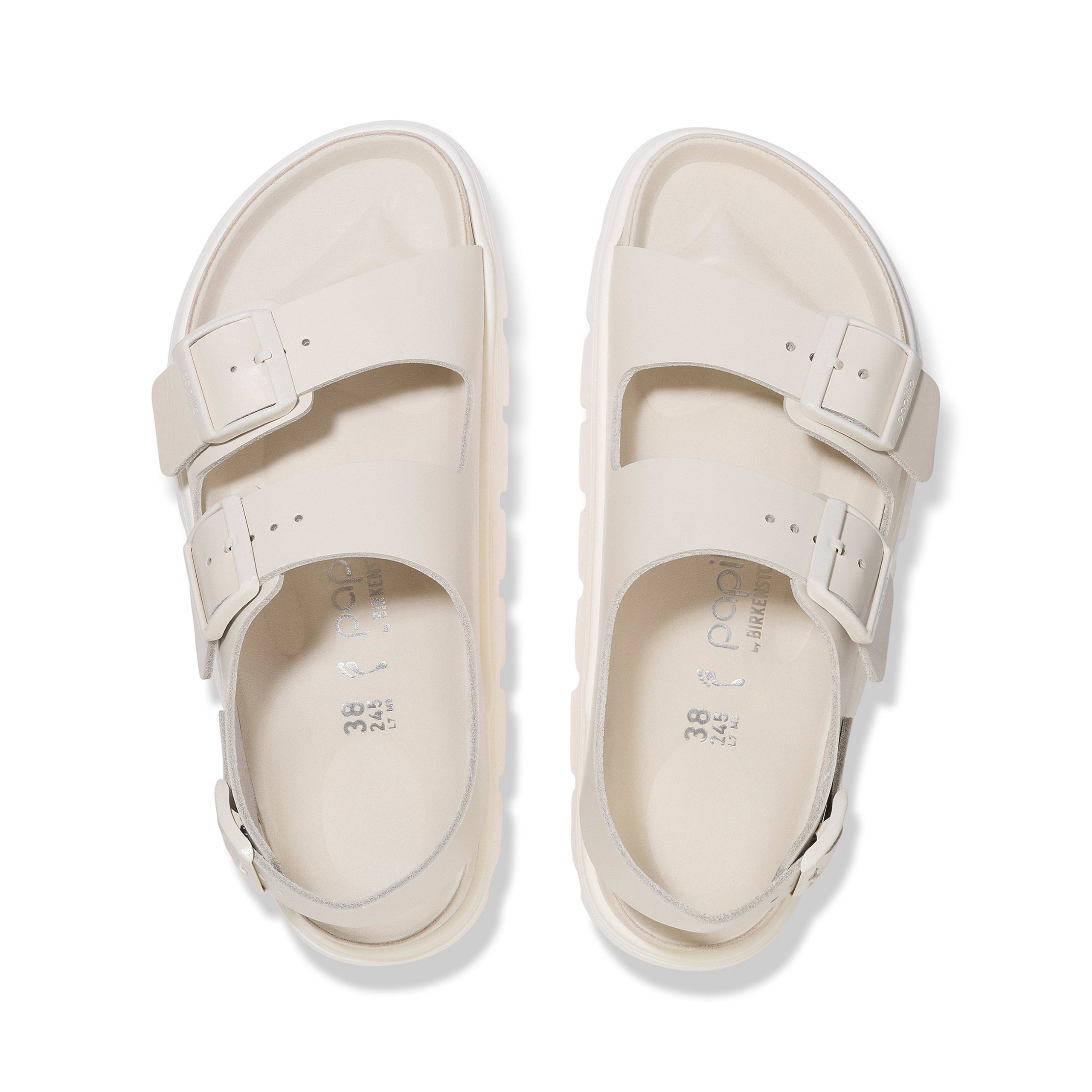 Milano Chunky Exquisite Eggshell Smooth Leather - Image 3