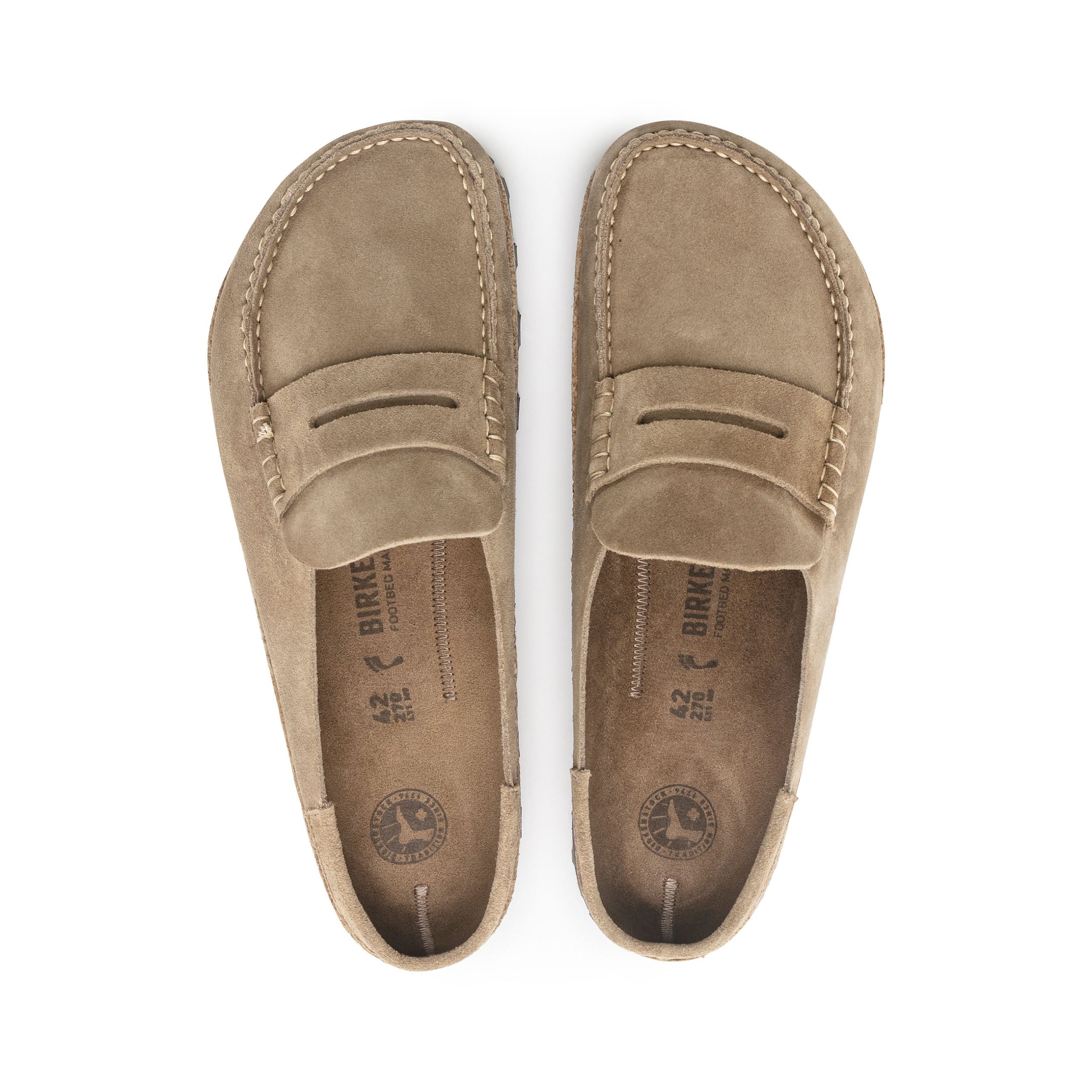 Naples Taupe Suede Leather - Image 3