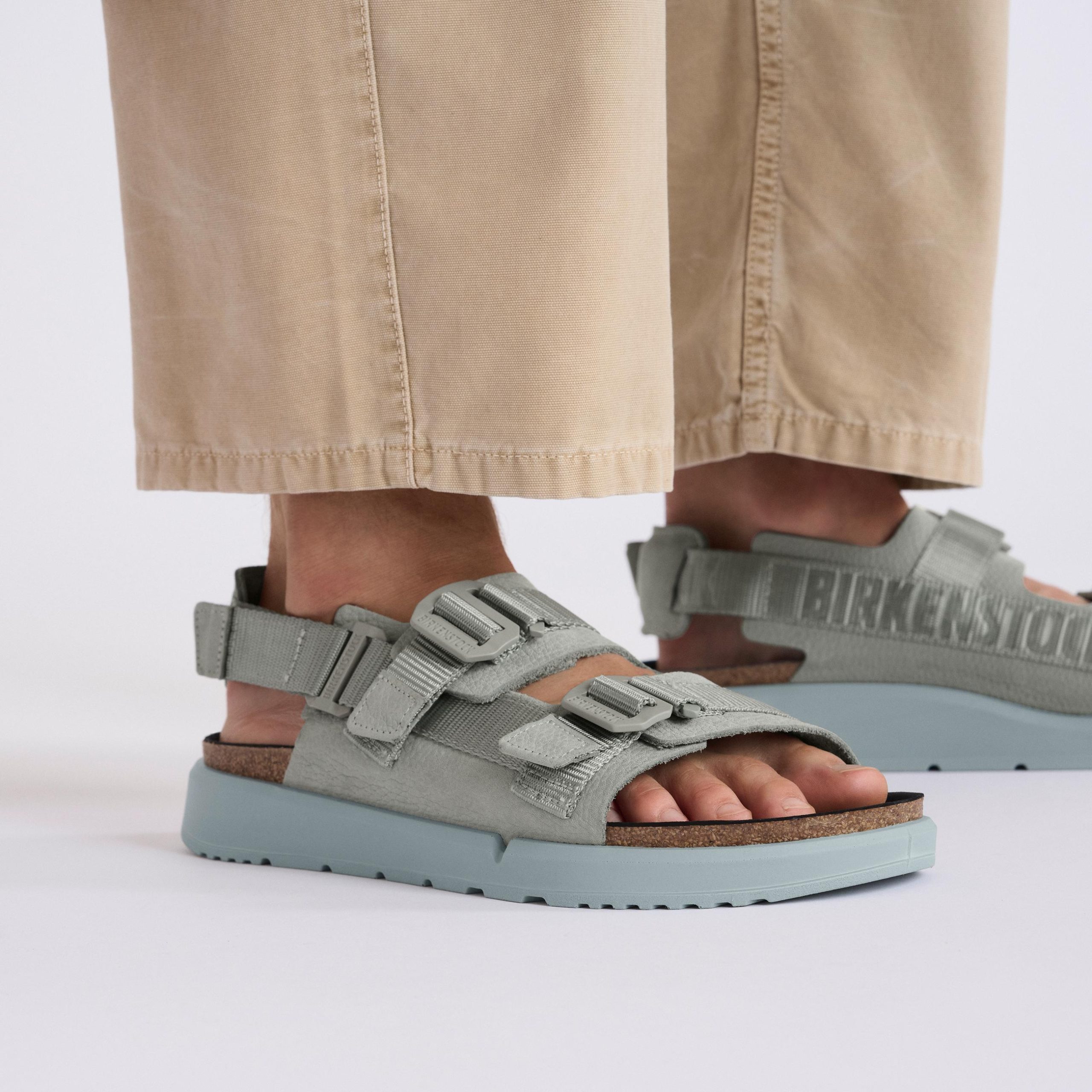 Shinjuku Pure Sage Nubuck Leather/Textile - Image 4