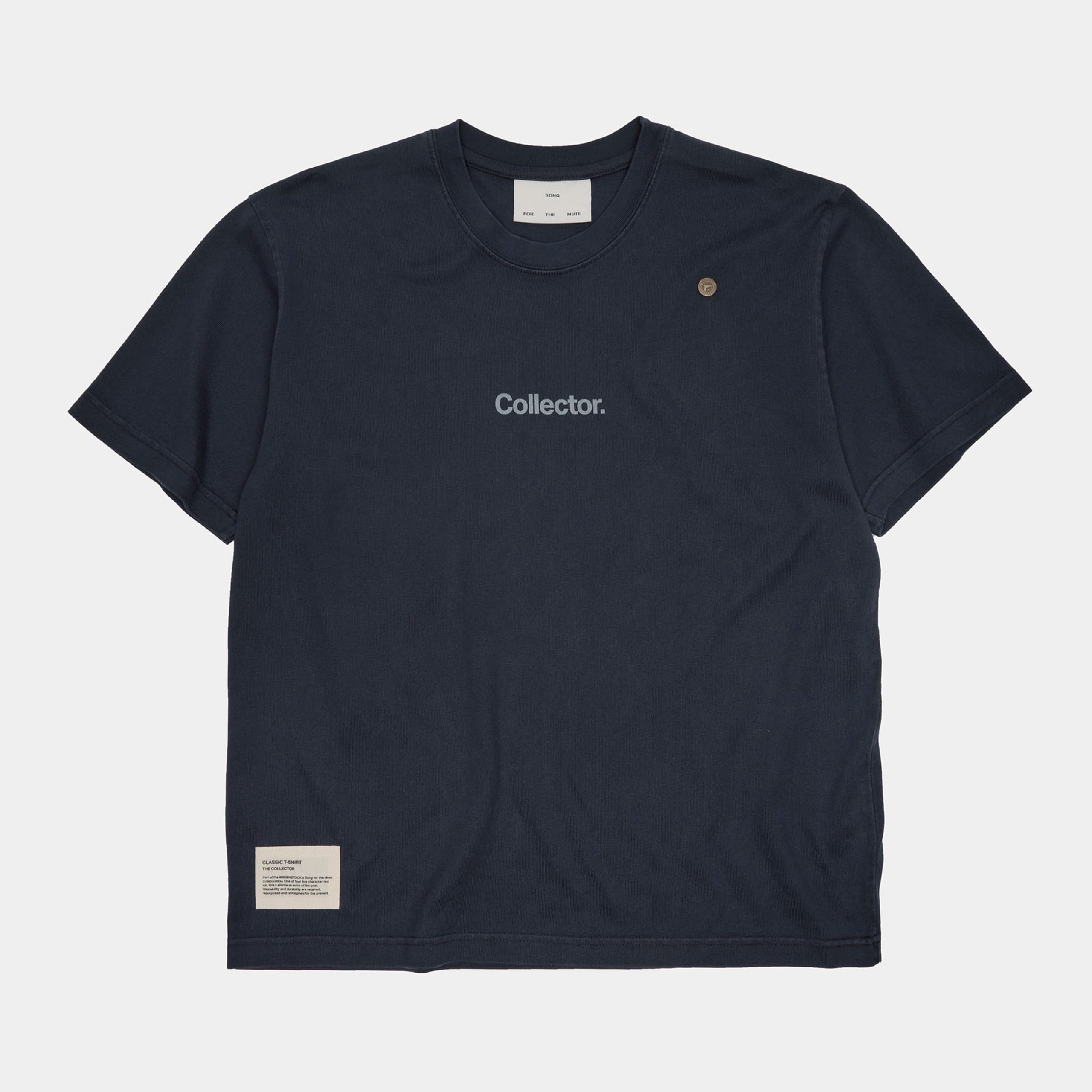 The Collector Classic T-Shirt Overdyed Navy Cotton