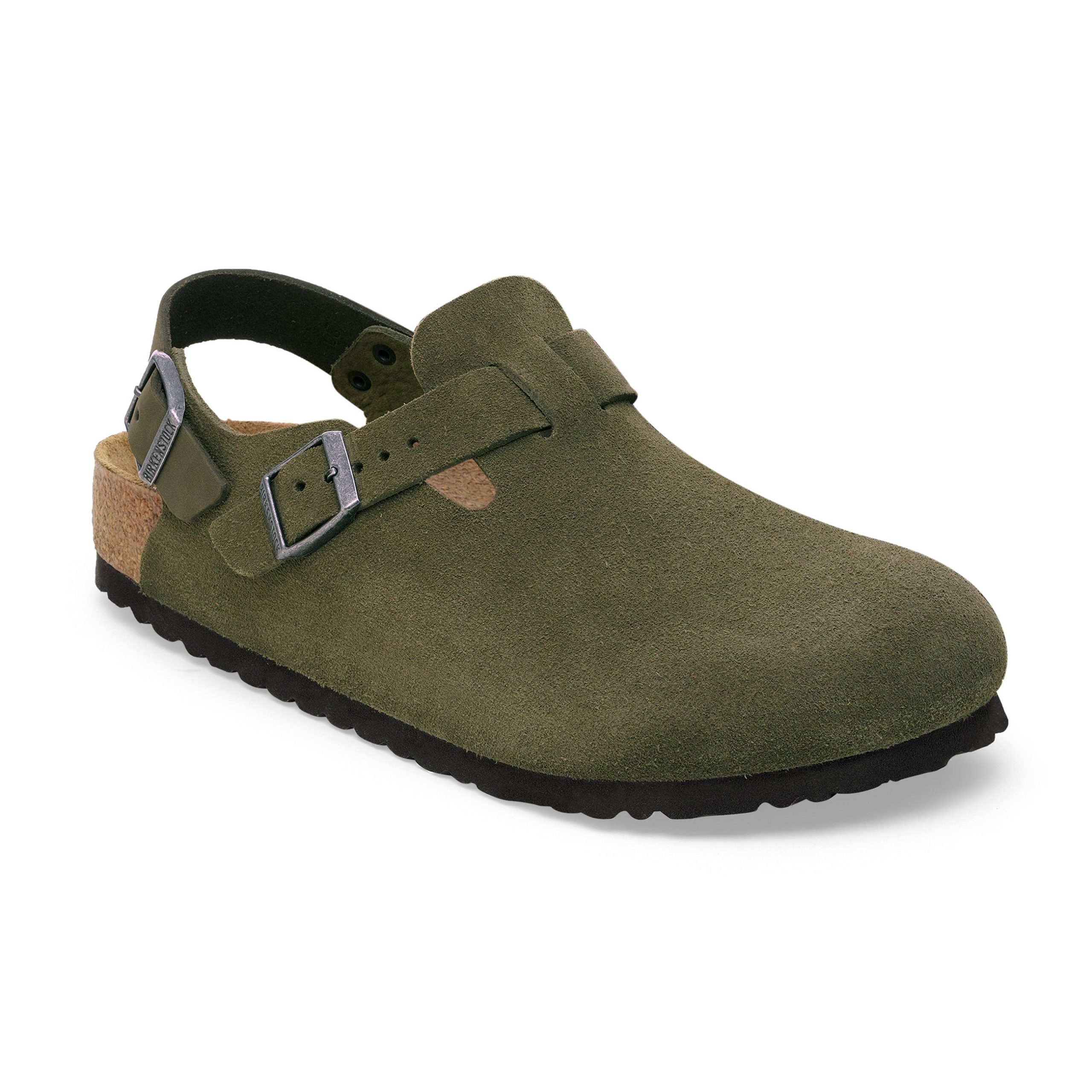 Tokio Thyme Suede Leather