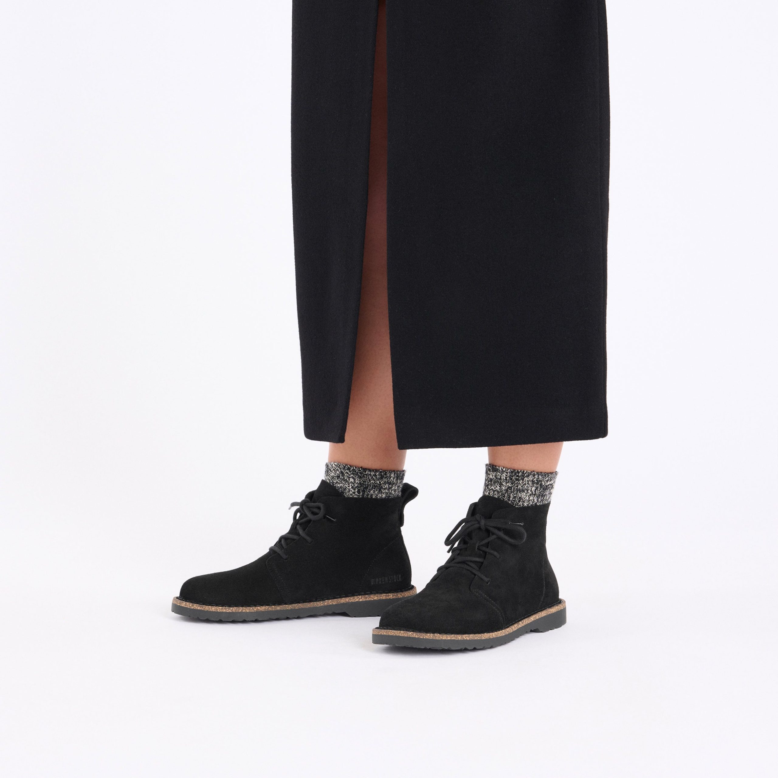 Uppsala Mid Black Suede Leather - Image 5
