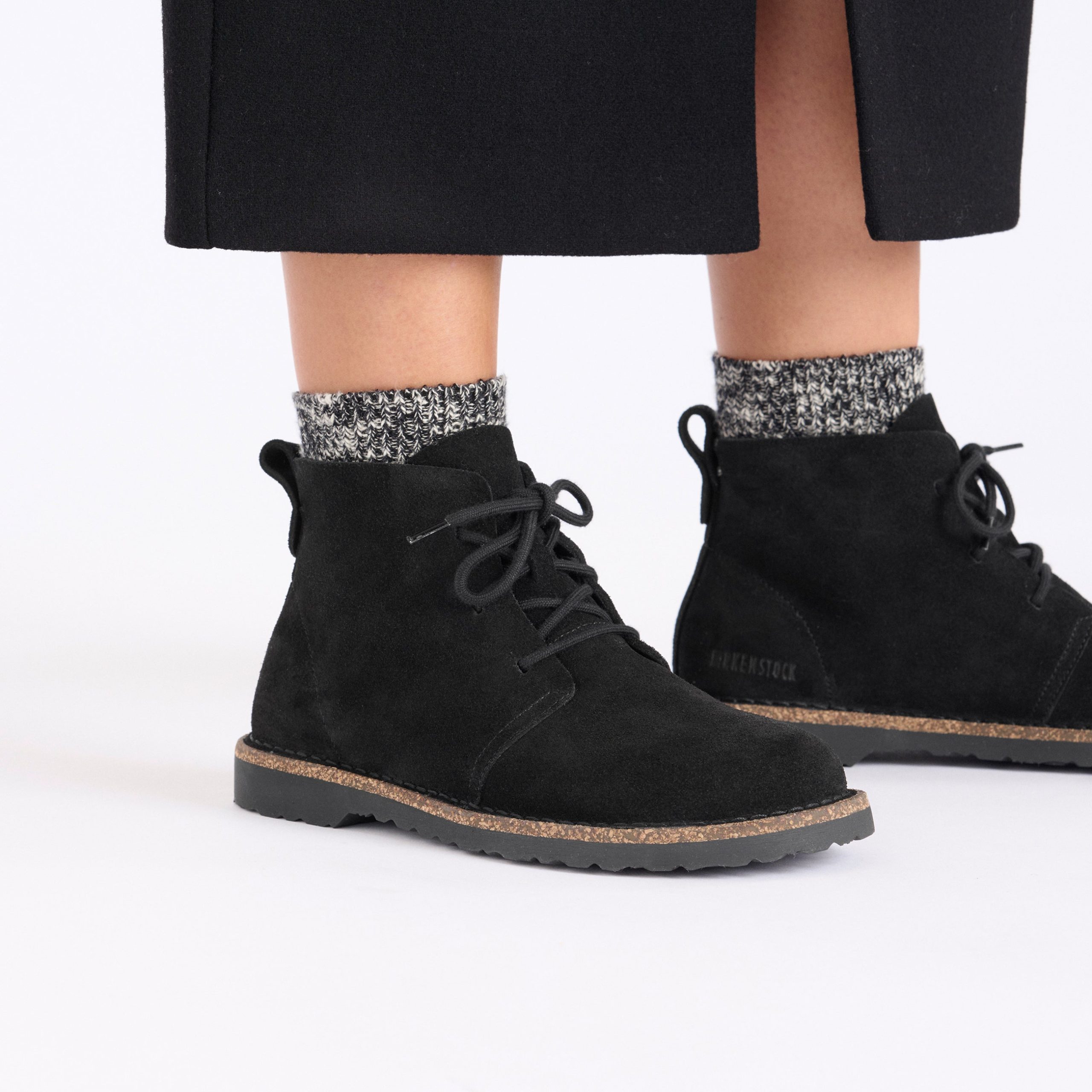 Uppsala Mid Black Suede Leather - Image 6