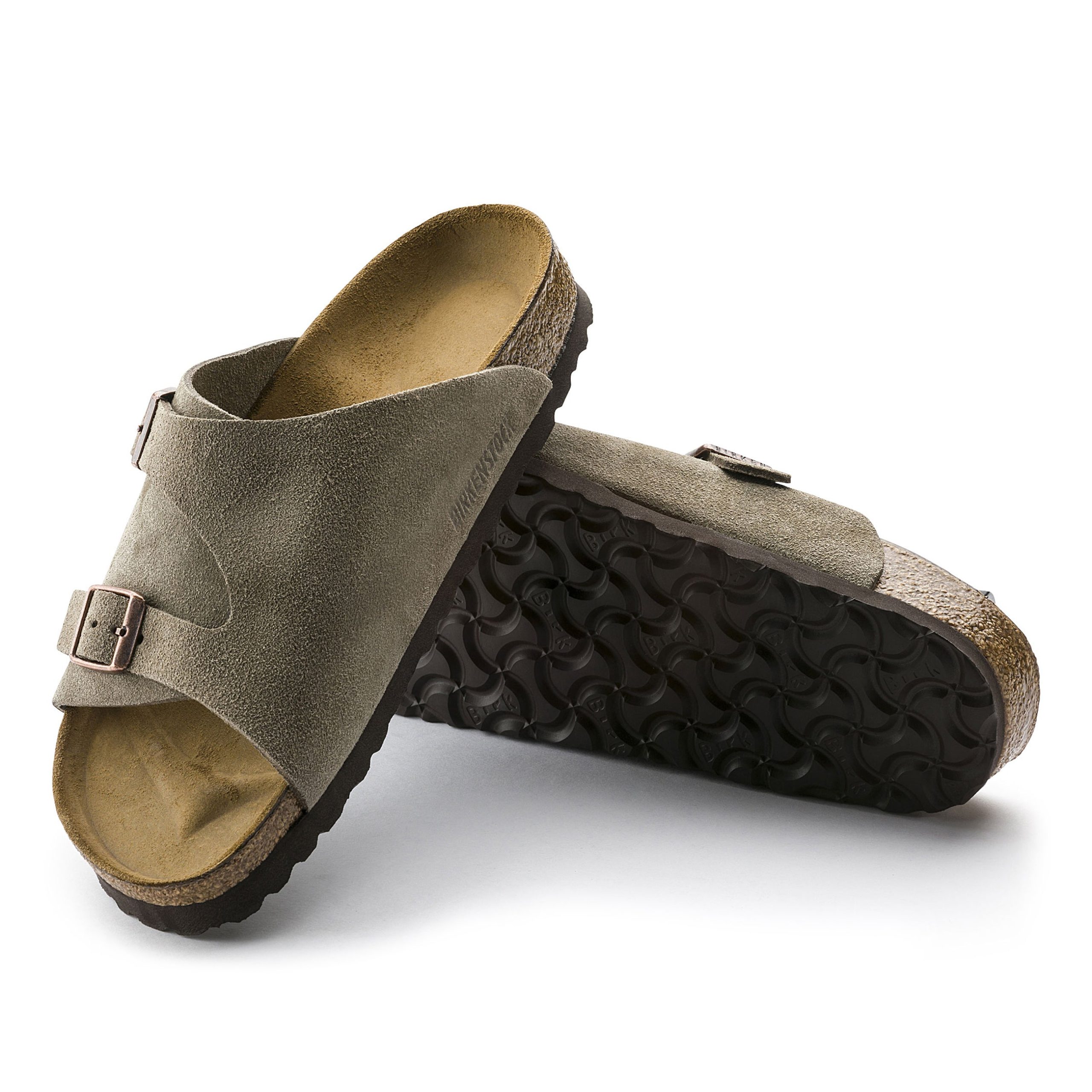 Zurich Taupe Suede Leather - Image 4